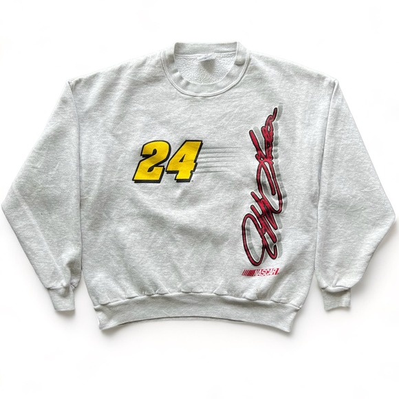 Vintage Other - Vintage Jeff Gordon Nascar Dupont Crewneck Sweatshirt Gray Jerzees XL USA Made